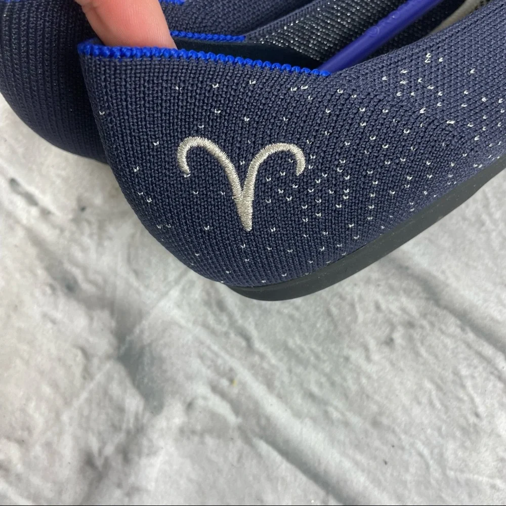 Rothy’s Zodiac Loafers Aries size 11.5 New Navy - Picture 2 of 5